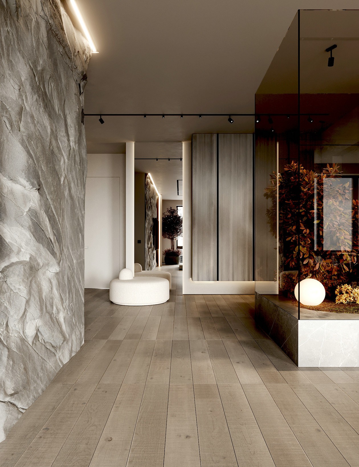 高级色系公寓设计 满满的高级感！-2