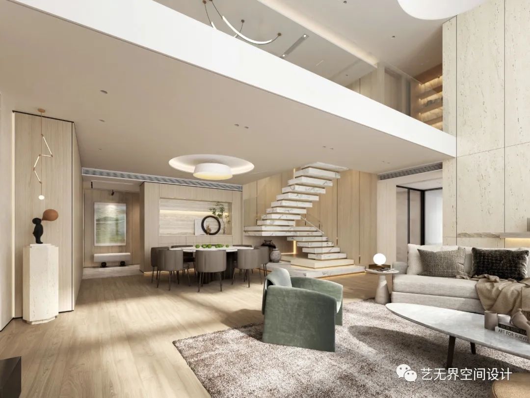 深圳湾原木简奢复式大宅丨中国深圳丨艺无界设计团队-7