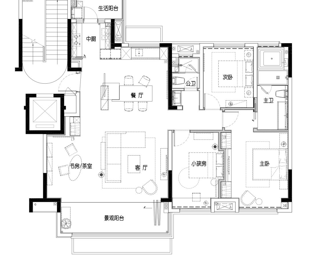 贵阳华润·悠山悦景样板间丨中国贵阳丨广州莫兆铭建筑设计有限公司-71