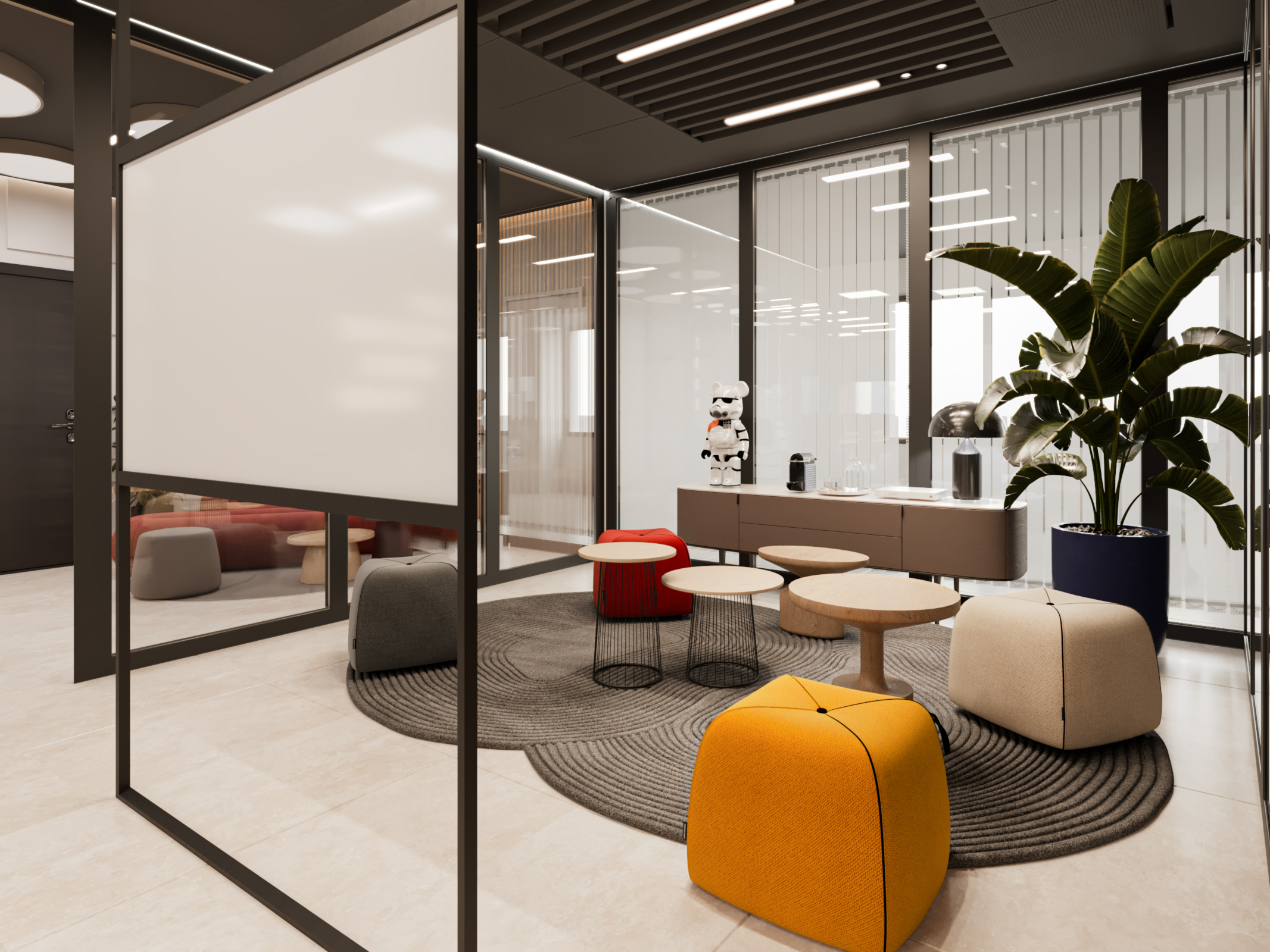 办公空间设计丨突尼斯丨Anamorph agency-8