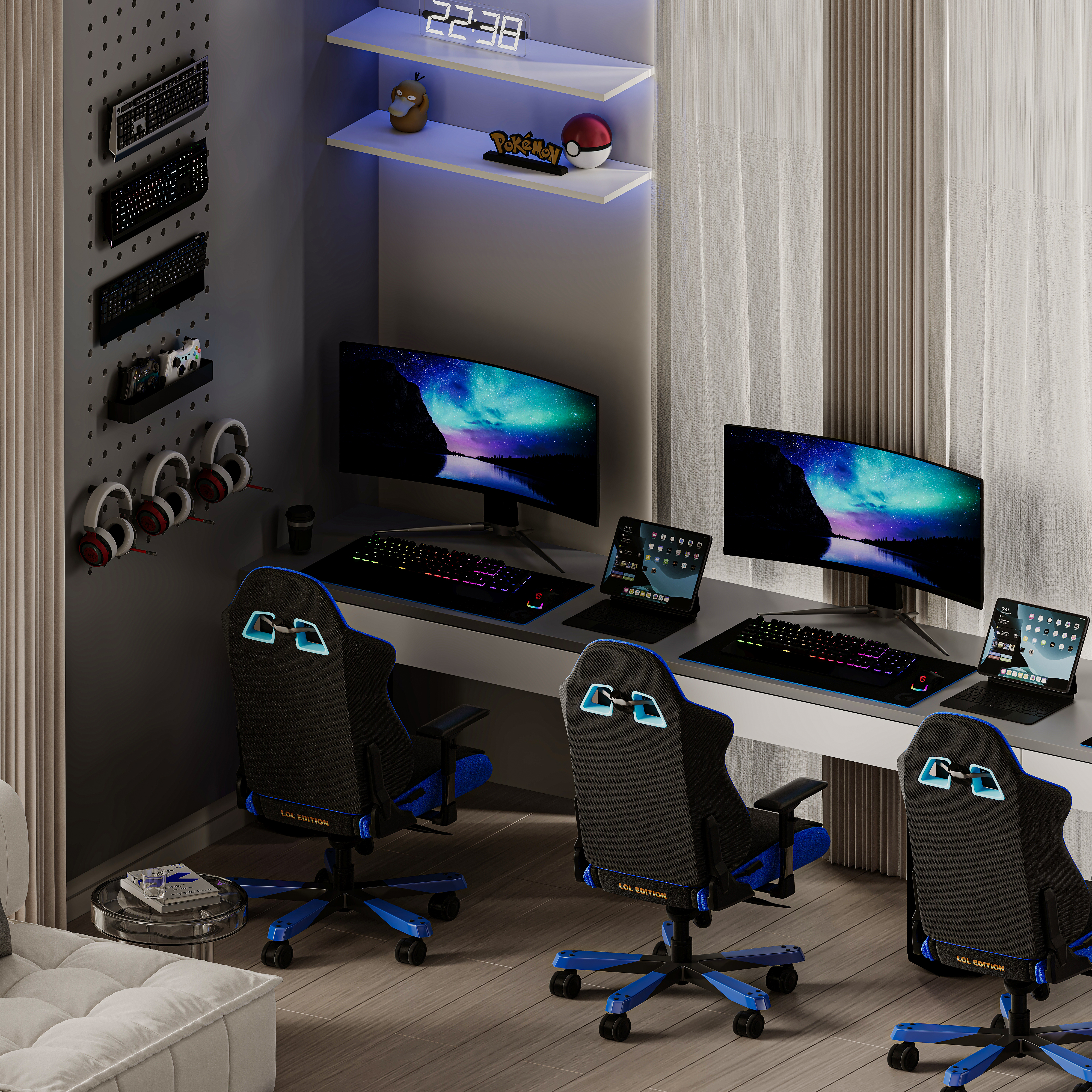 Gaming Room Interior Design-22
