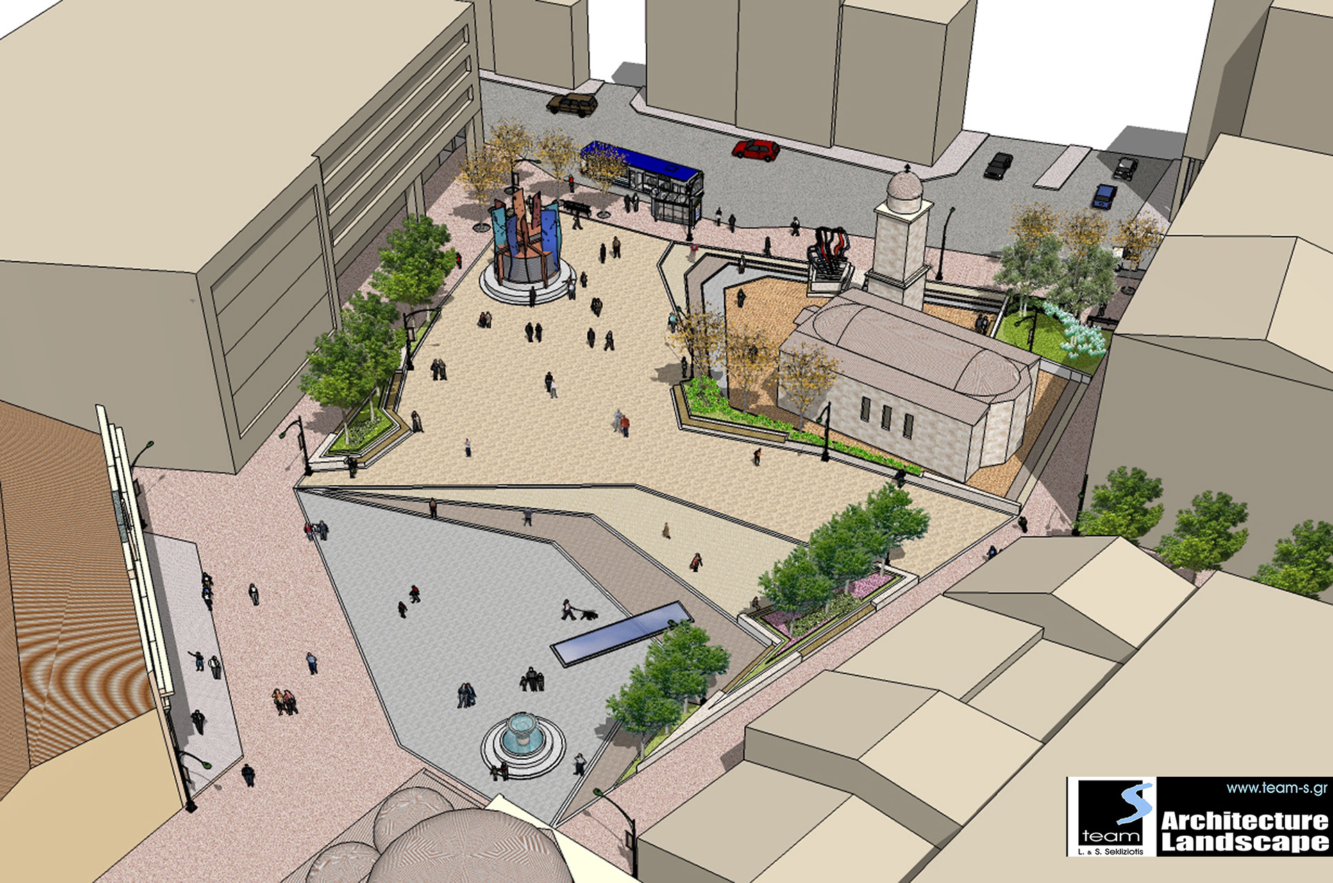 Monastiraki 广场景观设计提案丨希腊雅典-7