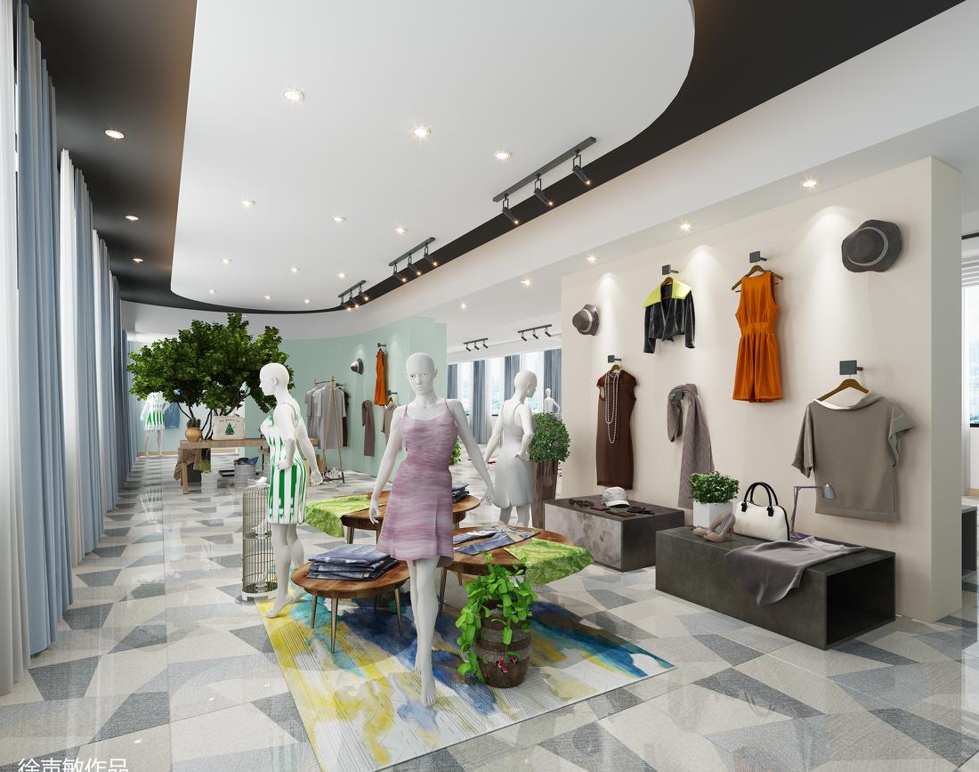 
东阳内衣展厅及屋顶花园 -2