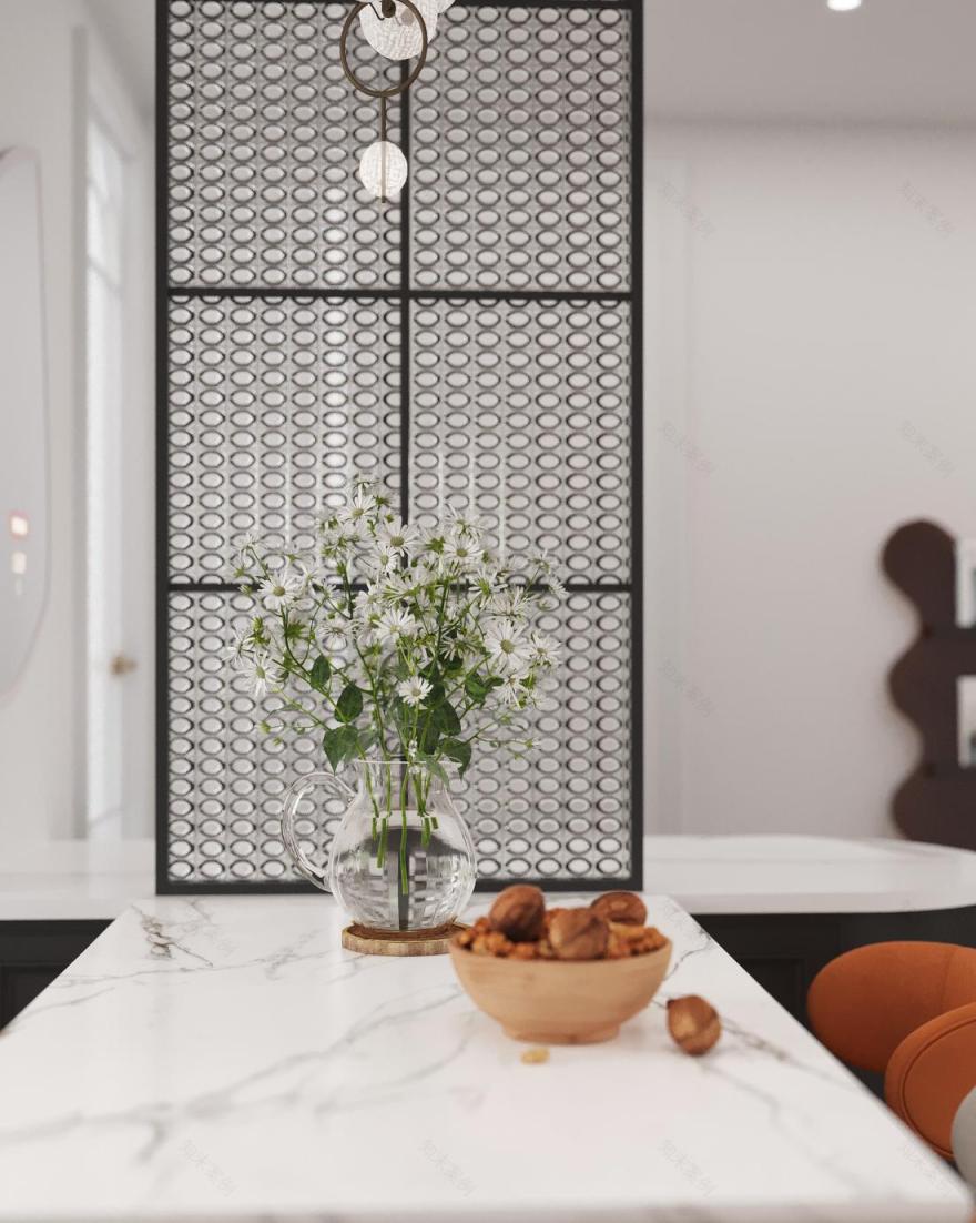 110㎡法式复古风住宅设计-14