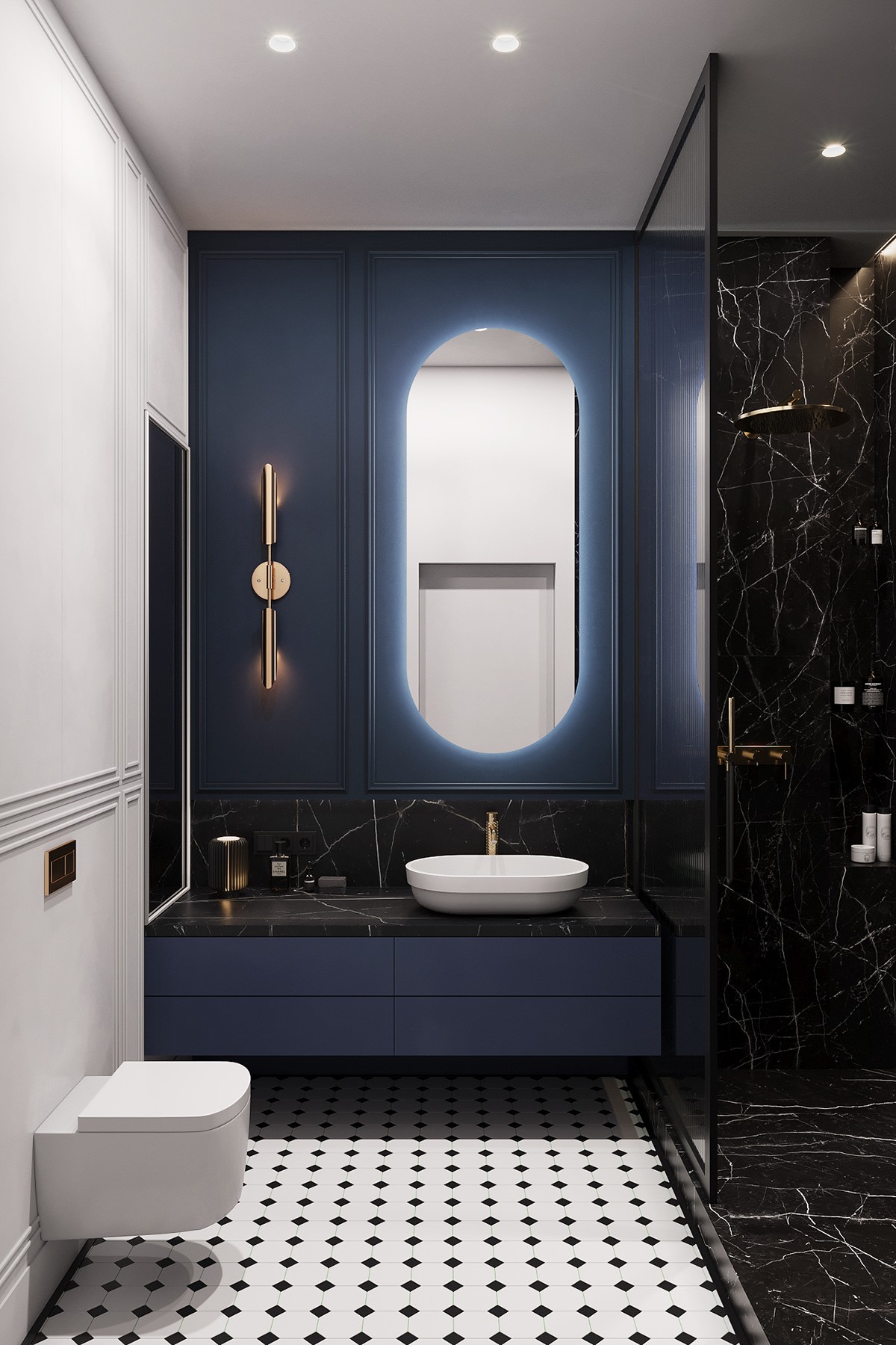 莫斯科现代简约风公寓-20