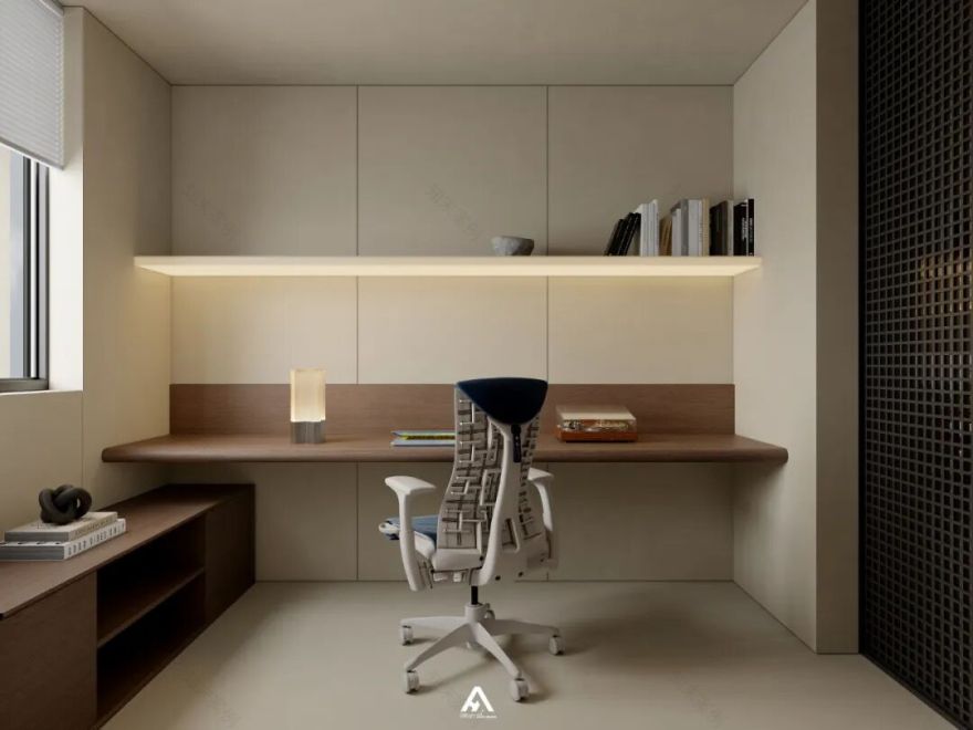 南昌阿鹤设计|210m²滨江大平层,游走在空间里!-46