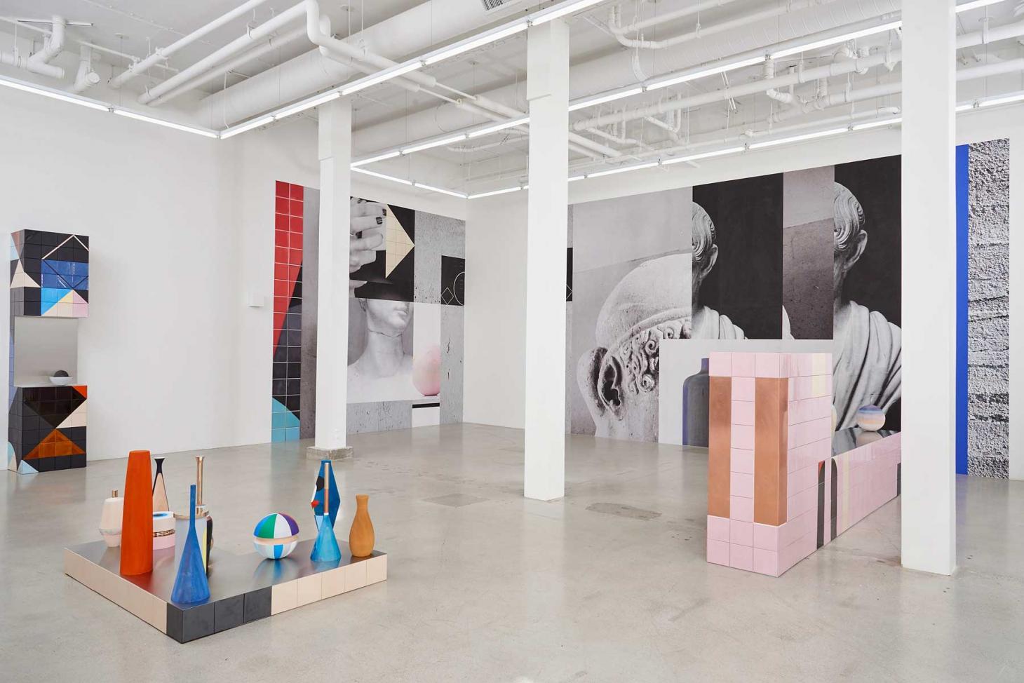 穿越时空的罗马与现代碰撞 | 伦敦 Bloomberg 总部 Claudia Wieser 艺术展-12