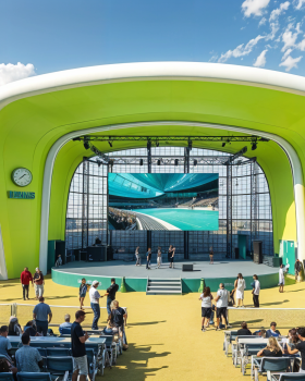 Tennis event ( Saudi Arabia- Riyadh) Approve AI Concept