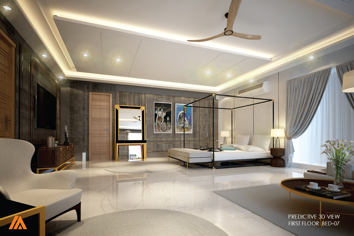 MS Residence Classical Interior-5