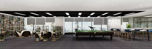 康盛装饰┃1500㎡极简办公空间本•色，打造科技与艺术的人文价值-97