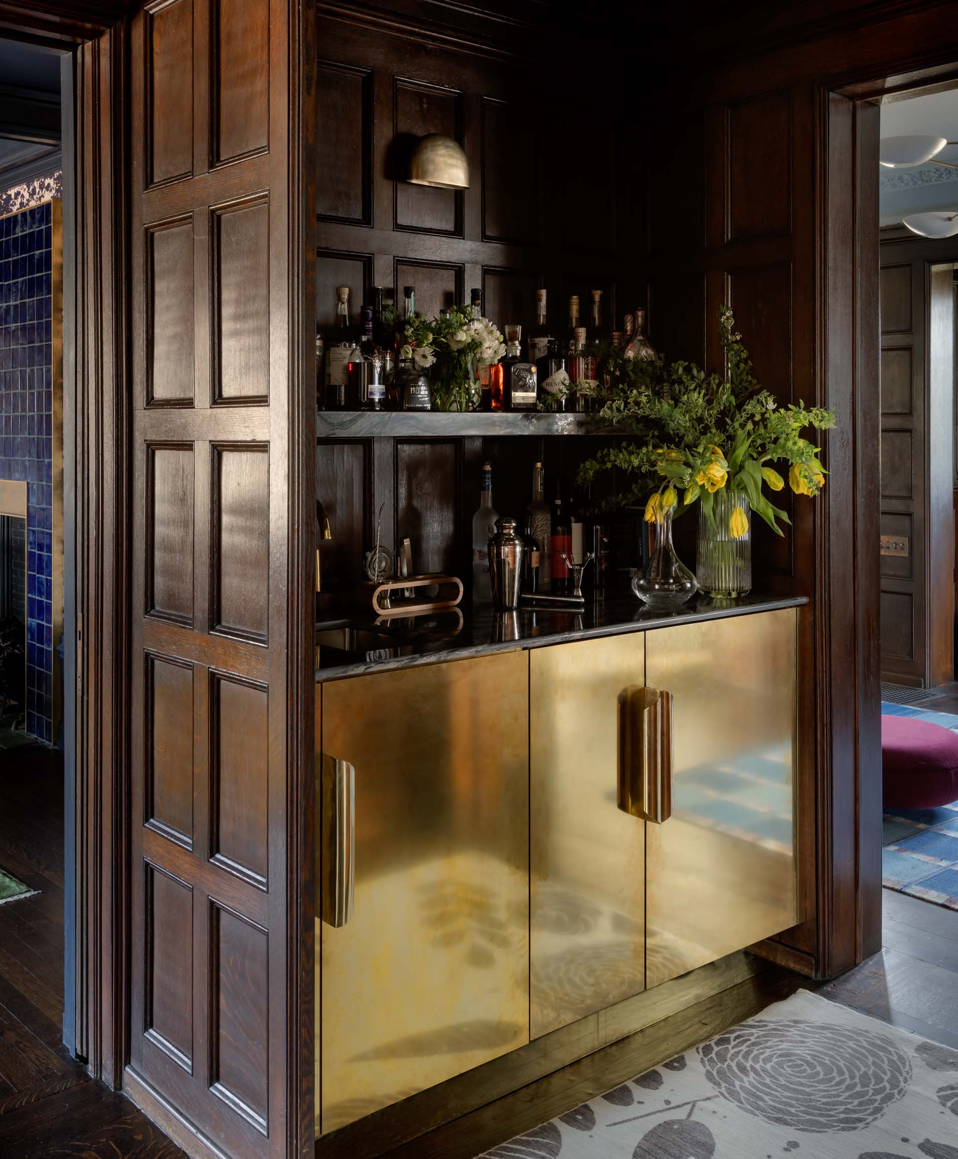 一座都铎风格建筑的改造丨美国-30