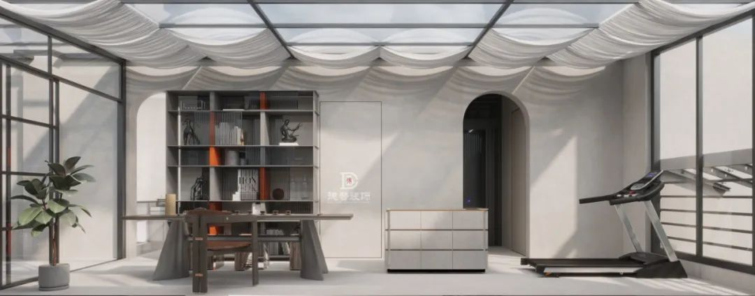 广州琶洲雅郡花园现代法式混搭别墅设计丨中国广州丨德馨装饰-40