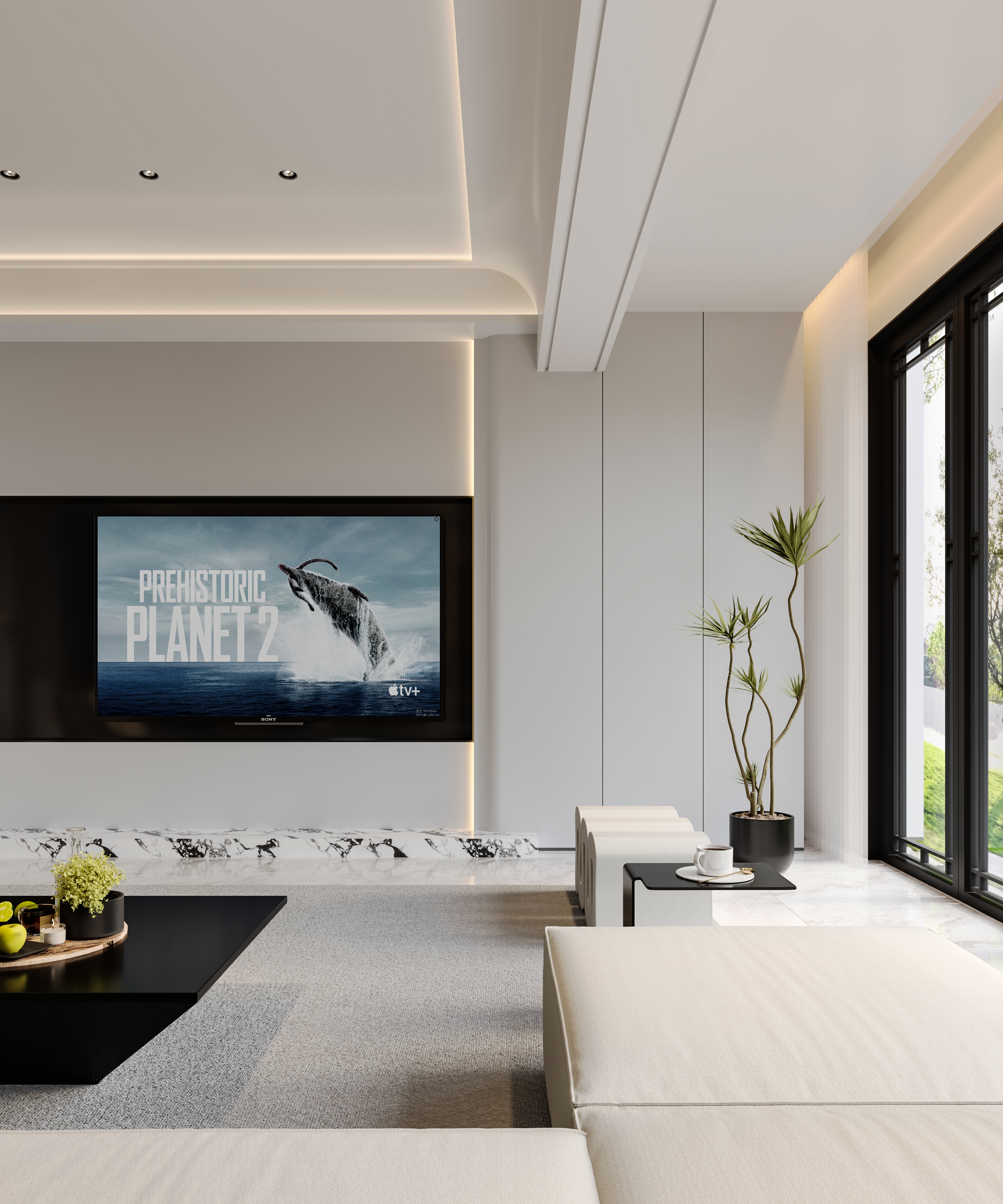 空间的情绪 黑与白营造温馨-0