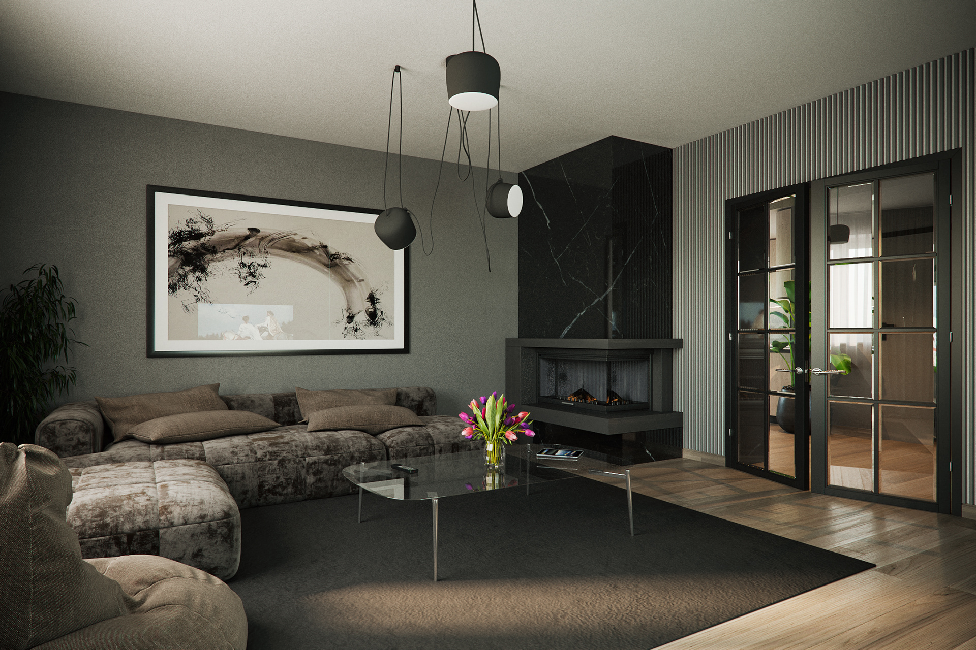 Ružová 室内外可视化设计-30