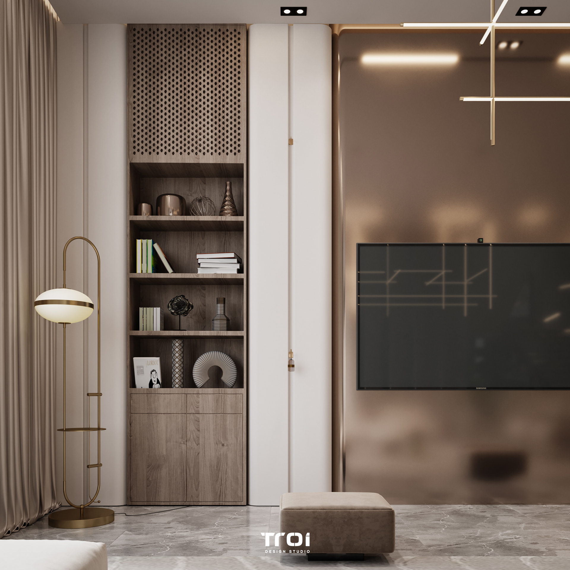 家庭大厅丨Troi Design Studio-15