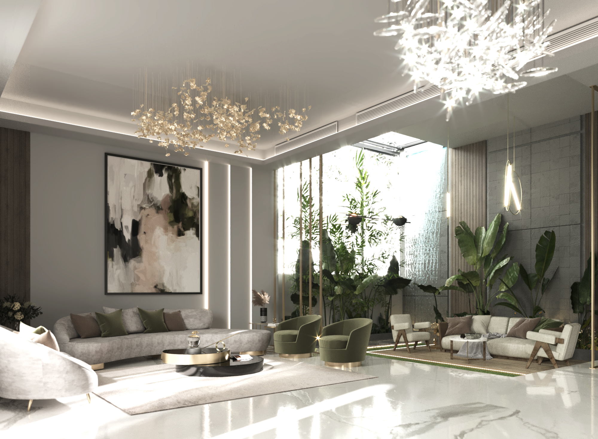 LUXURIOUS VILLA 室内设计丨Ghada Fathy-9