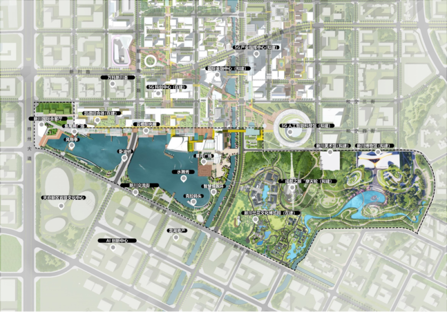 四川新川之心提升工程丨中国成都丨中国建筑西南设计研究院有限公司-4