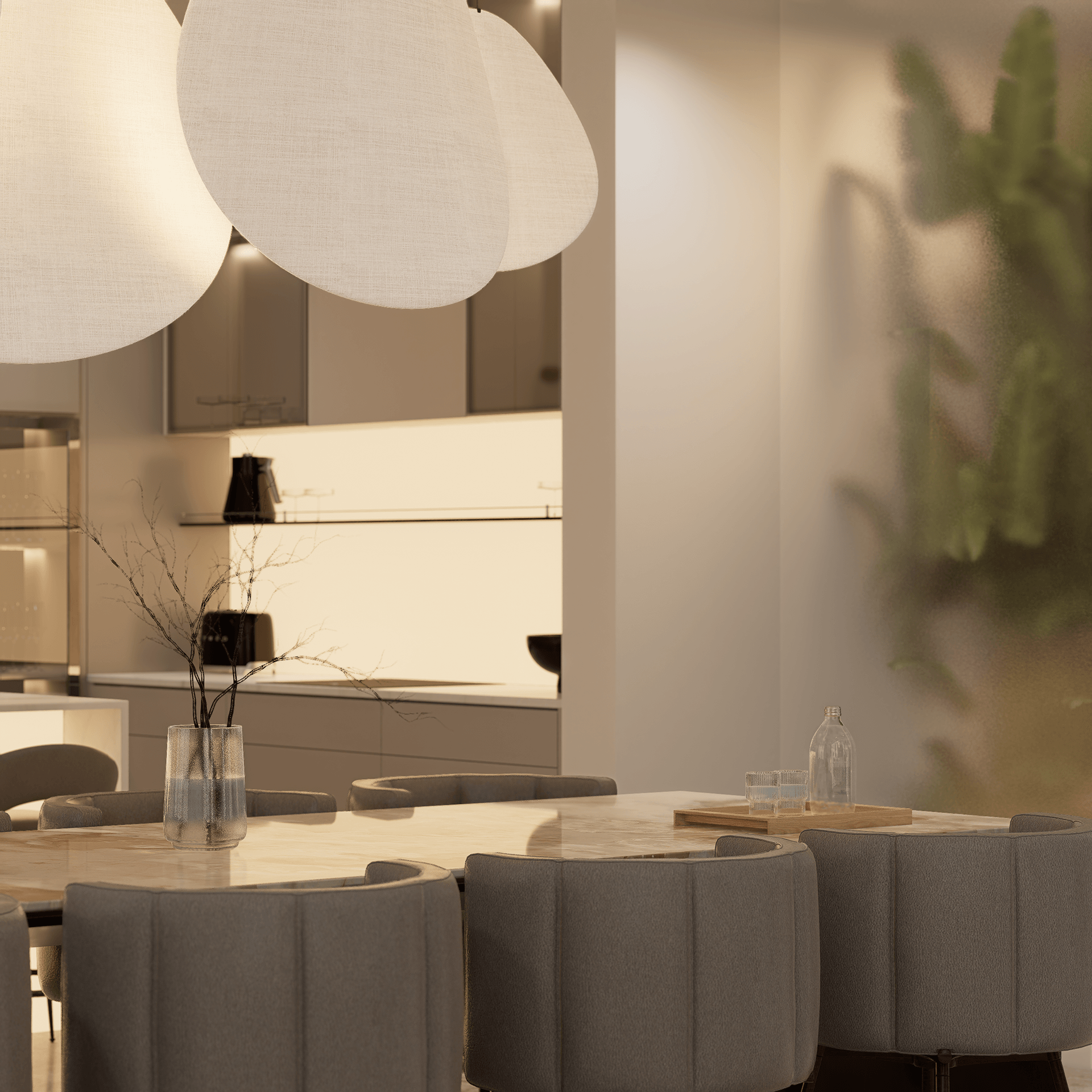 现代开放式客厅-13