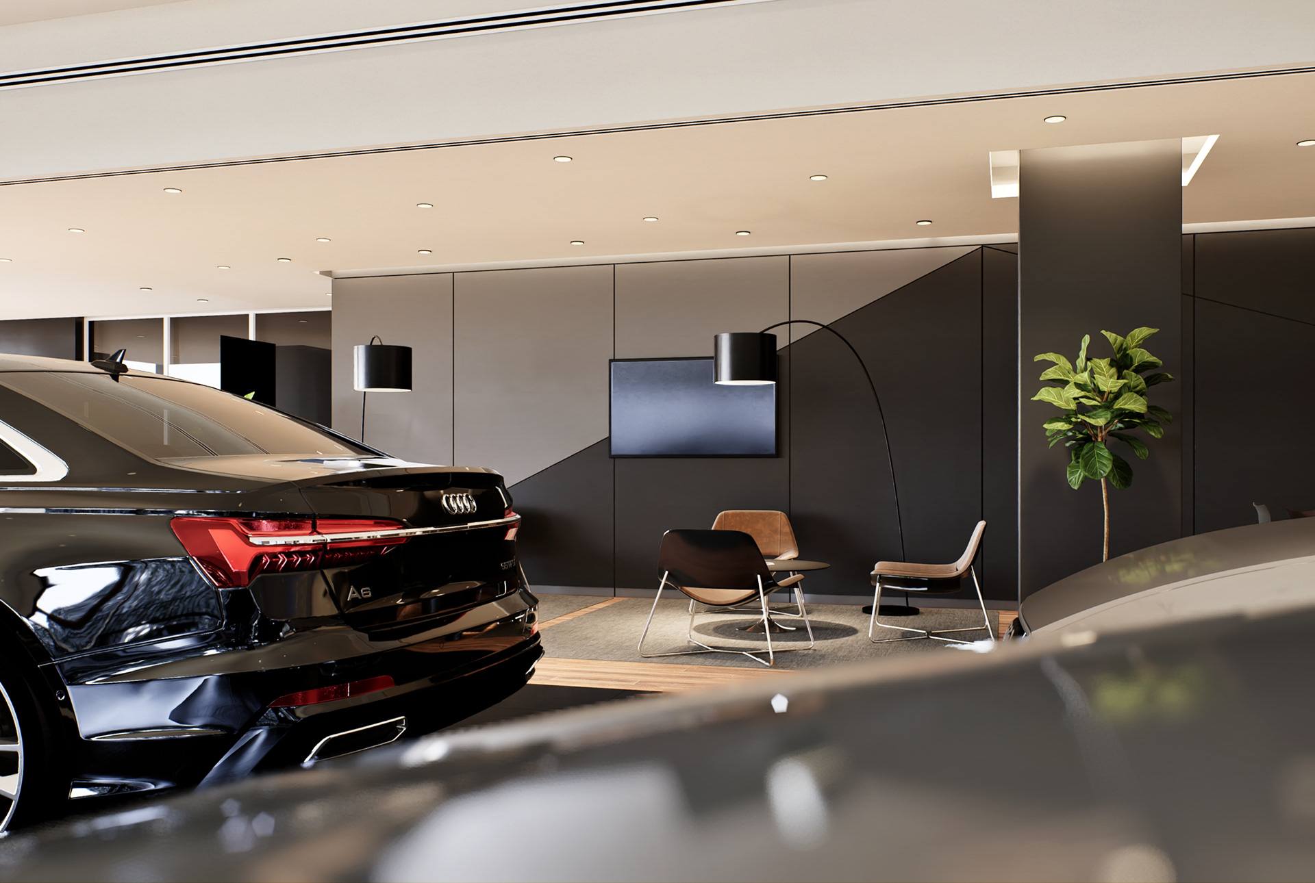 Audi Dealership, Gurugram, India-7