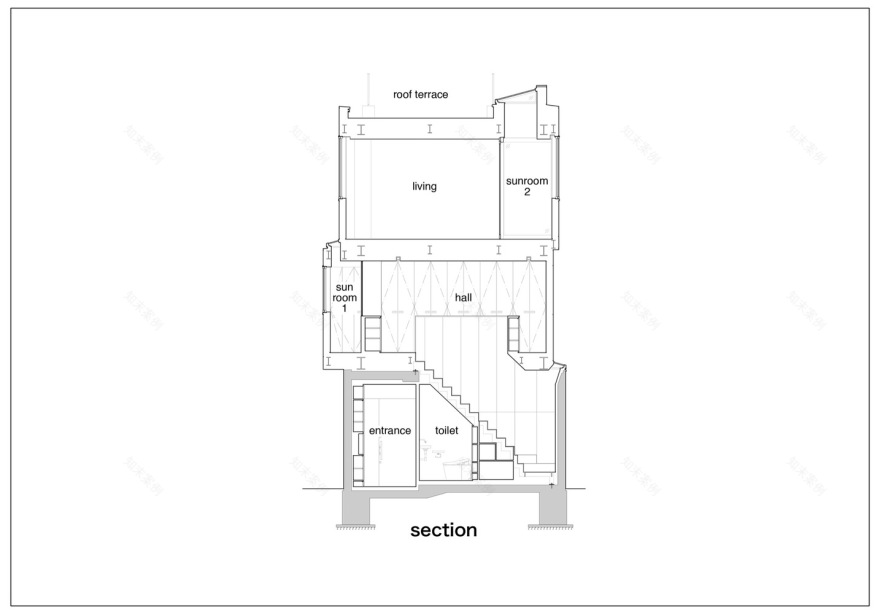 三层结构的郊区住宅改造-14