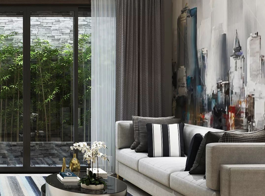 廖俊豪打造康桥融府 129㎡北欧轻奢空间,-84