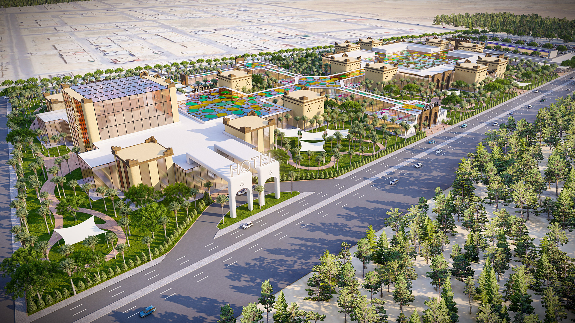 Commercial complex and fuel station project-1