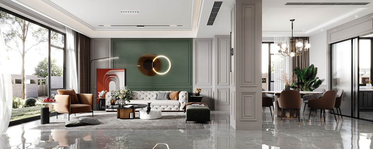 简欧家居空间设计-6