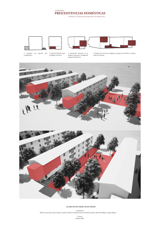 Pre E·istencias Domésticas工作坊项目丨智利圣地亚哥丨智利圣托马斯技术大学建筑学院21个团队-11