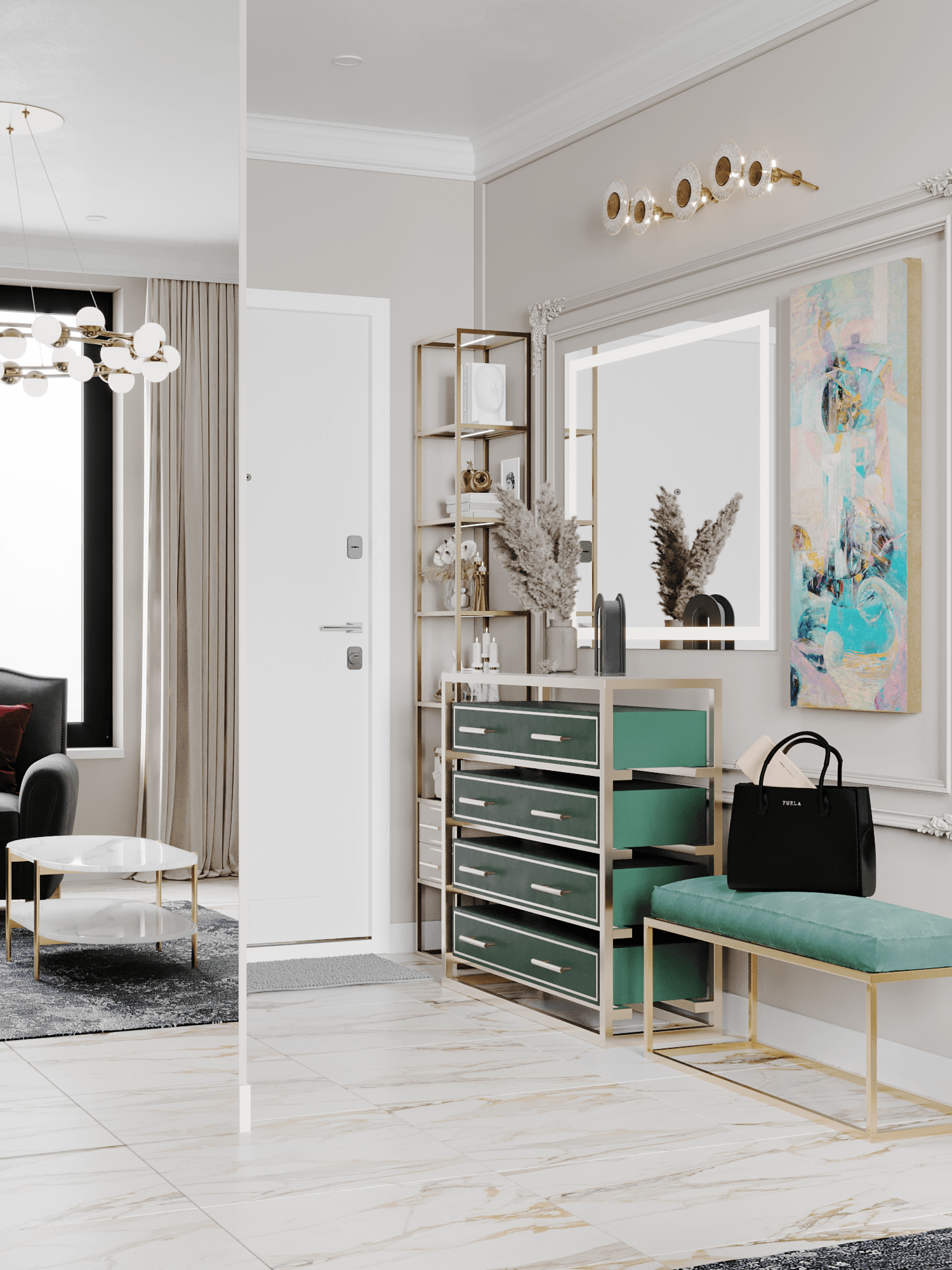 ЖК Time 两居室公寓设计-13