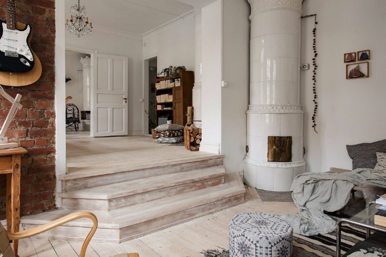 国外超美纯白北欧风住宅-3