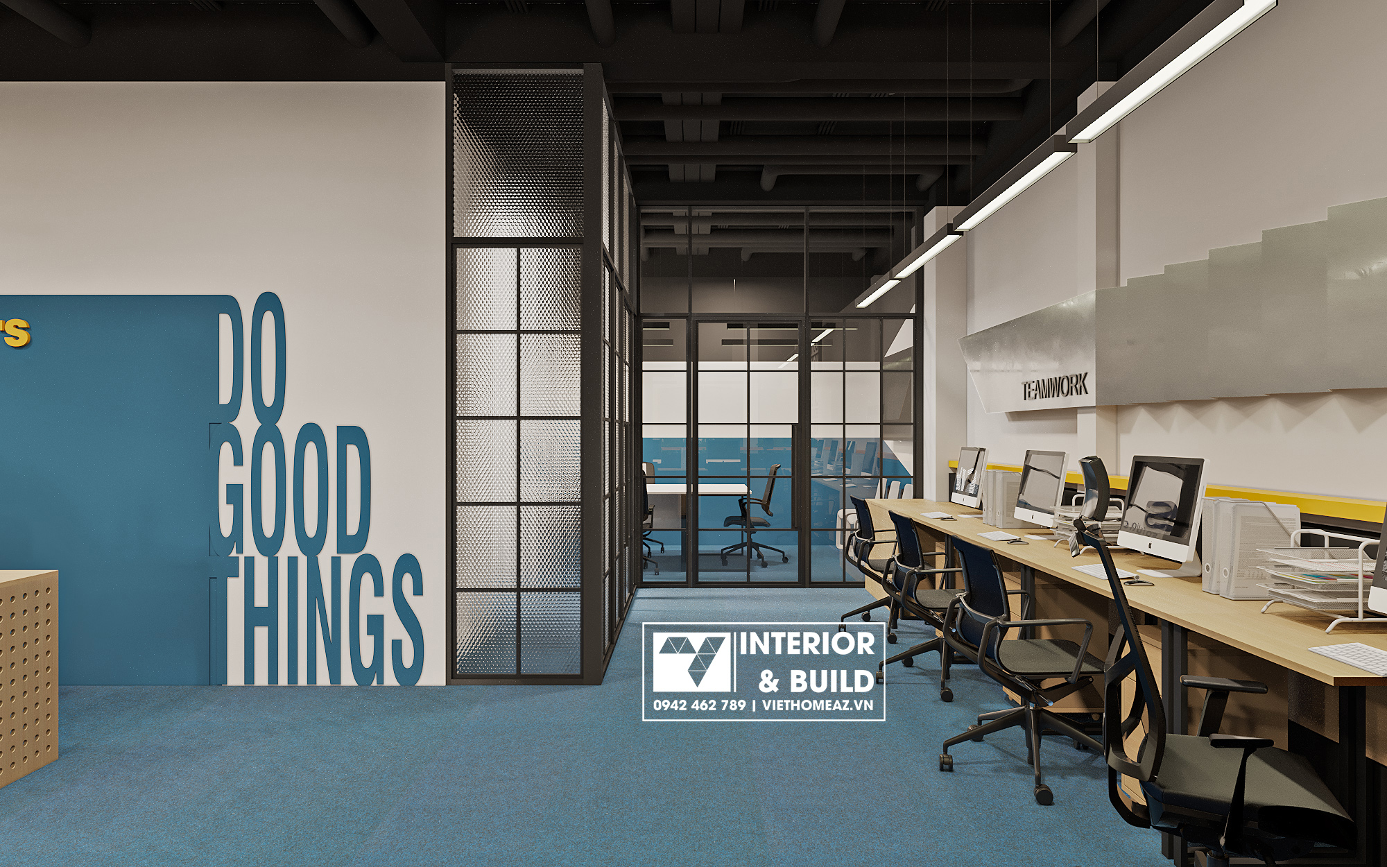 Quận 7 科技公司办公室设计丨越南胡志明市丨VietHome 建筑与室内设计-10