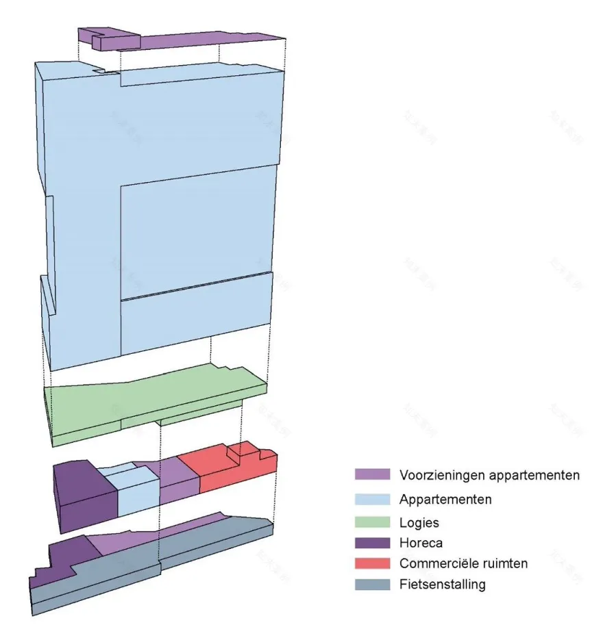 OurDomain Rotterdam Blaak 学生公寓丨荷兰鹿特丹丨TANGRAM Architekten-35