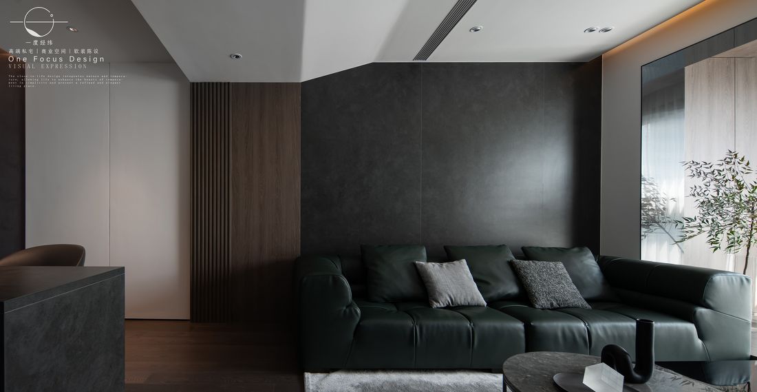 现代简约中明色调的平层空间设计-14