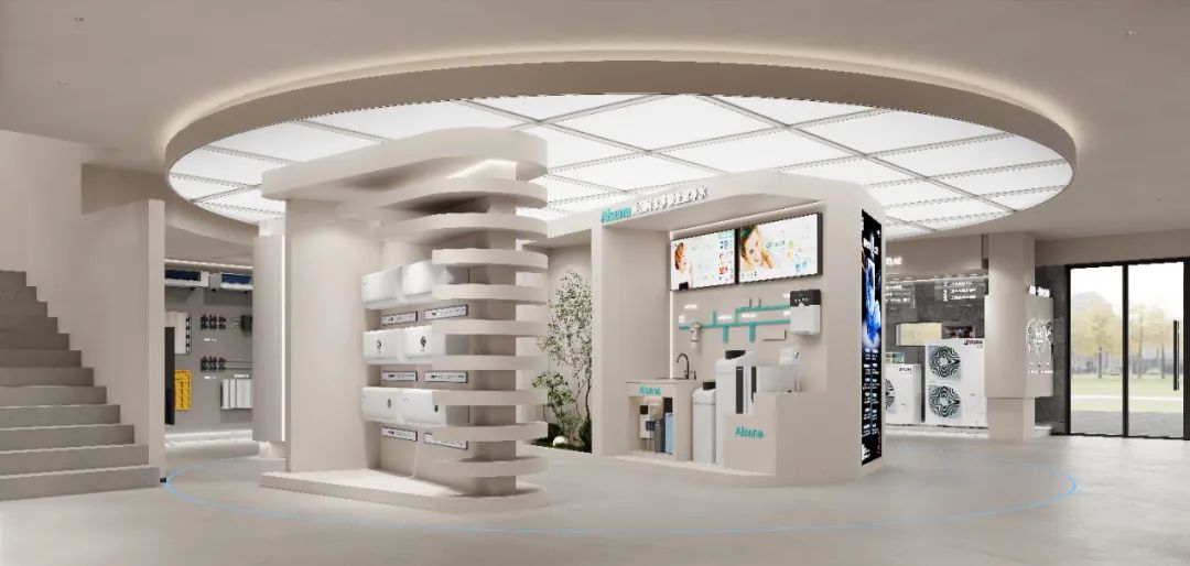 260m²青岛胶州约克VRF中央空调展厅丨周笙笙展厅设计-32