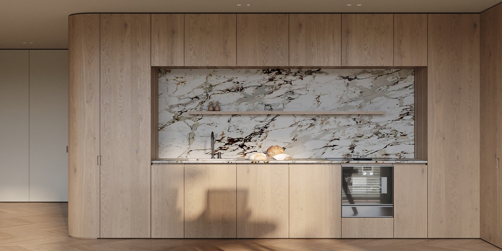 90㎡简约风住宅设计 超优雅 超有气质！-6