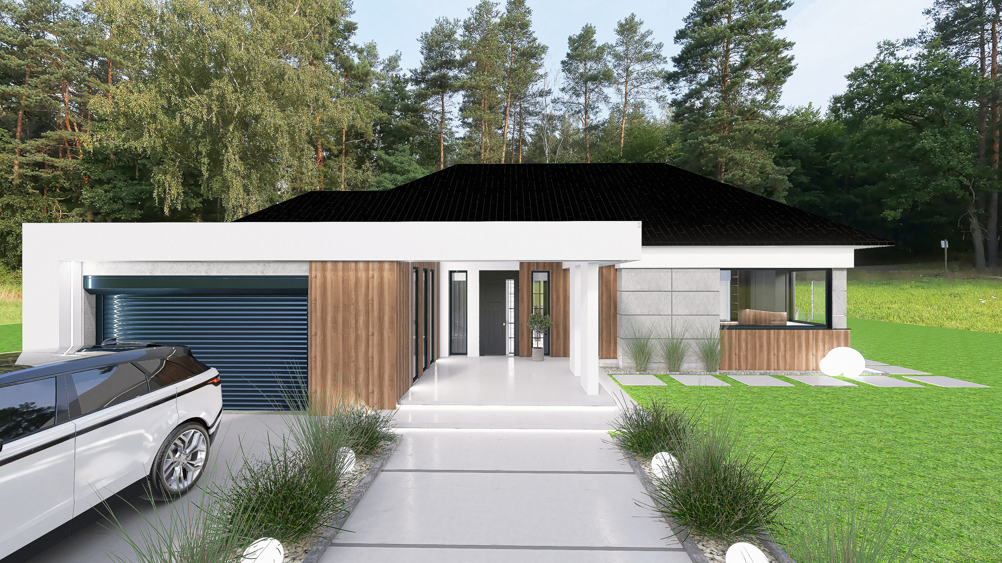 Hiacynt elewacja及露台照明设计-0