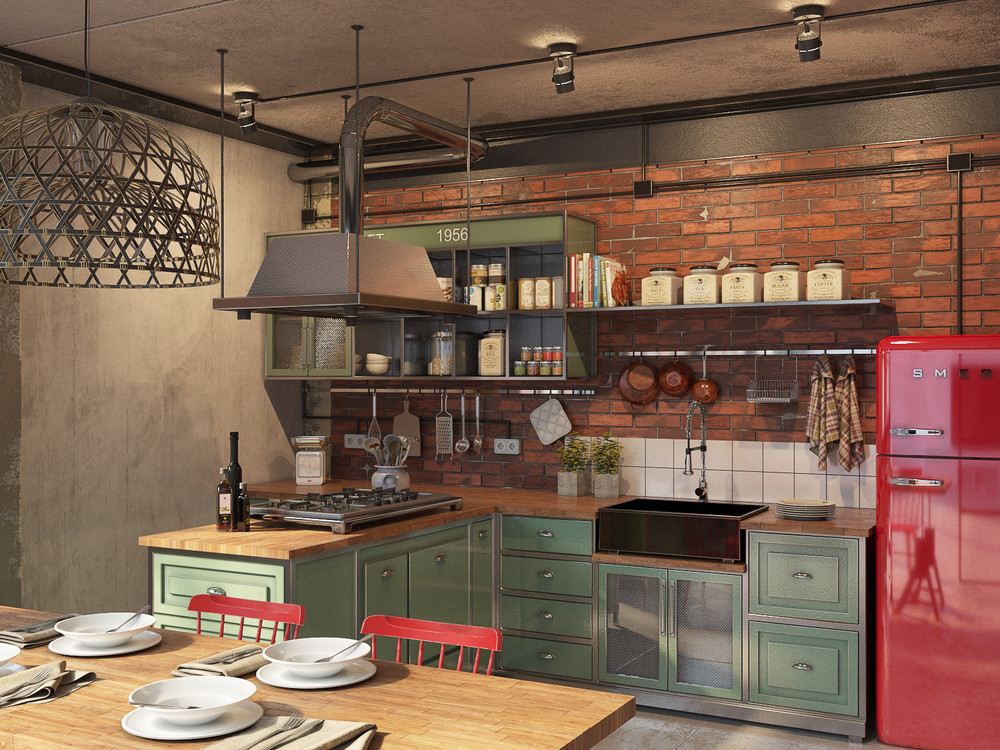 Швейная фабрика: квартира в промышленном стиле | 11 фото-9