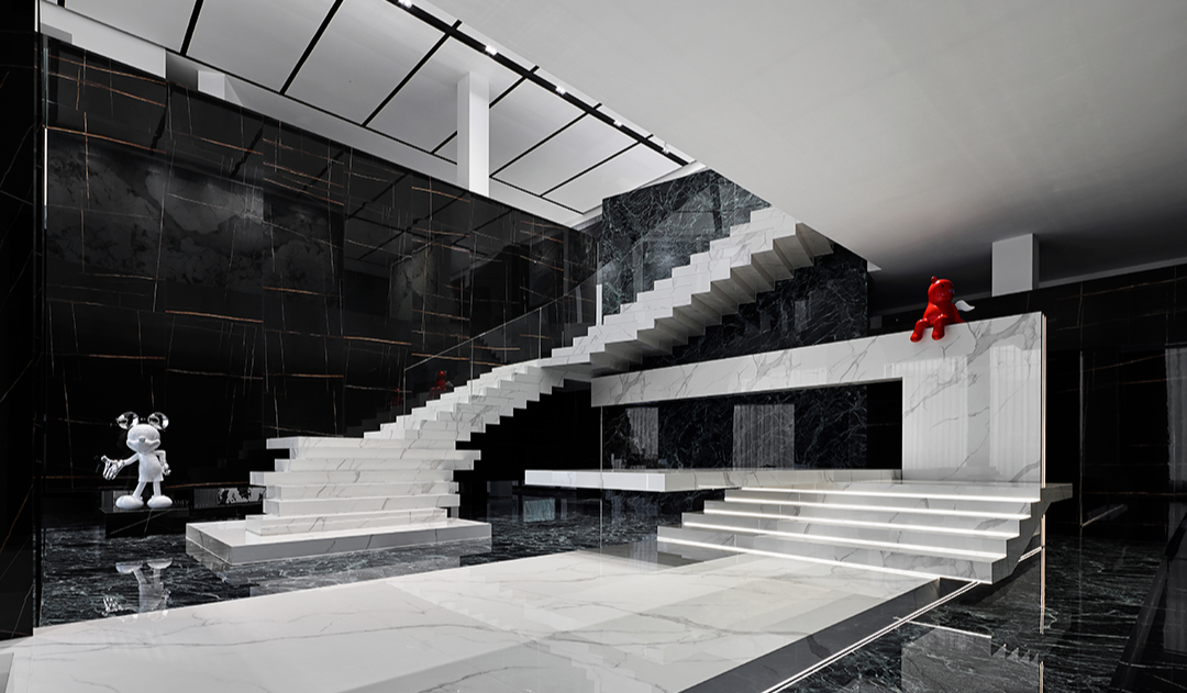 简梵高岩板展厅办公楼丨ACME 木及设计-149