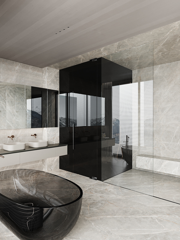 420㎡大平米住宅设计 超精致 超有范儿！-12