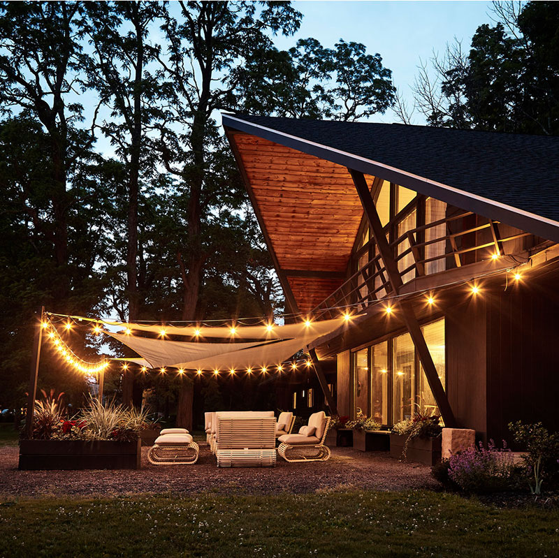 纽约附近的猫头鹰山木屋旅馆——现代与复古的完美结合-16