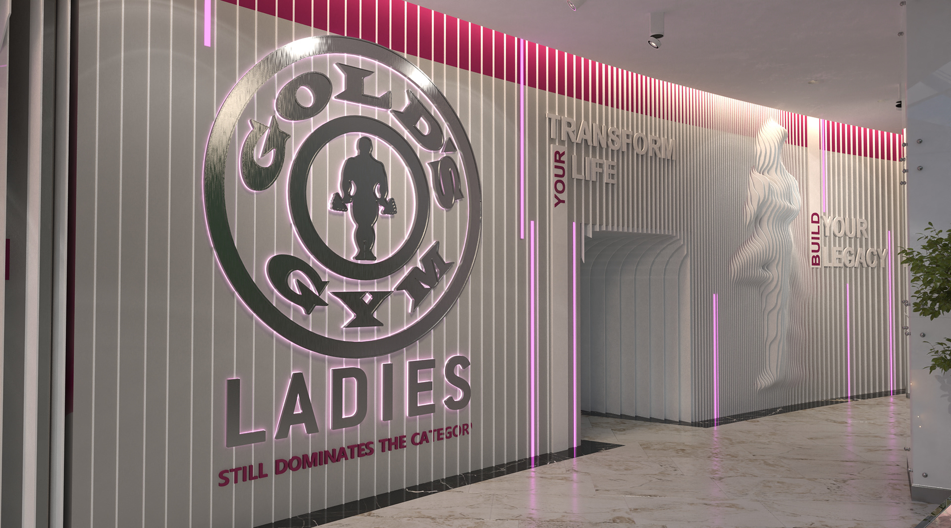 女士专用金仕堡健身房丨Archgroup-23