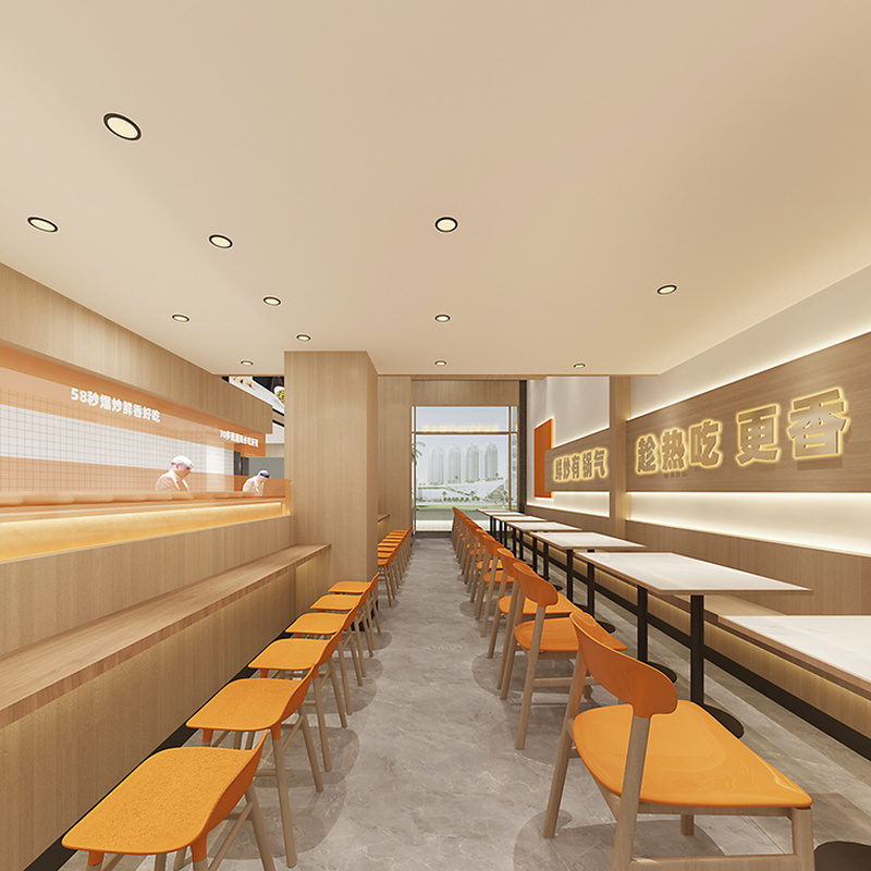 南小碗湖南鲜炒简餐空间设计丨中国武汉丨品深设计-38