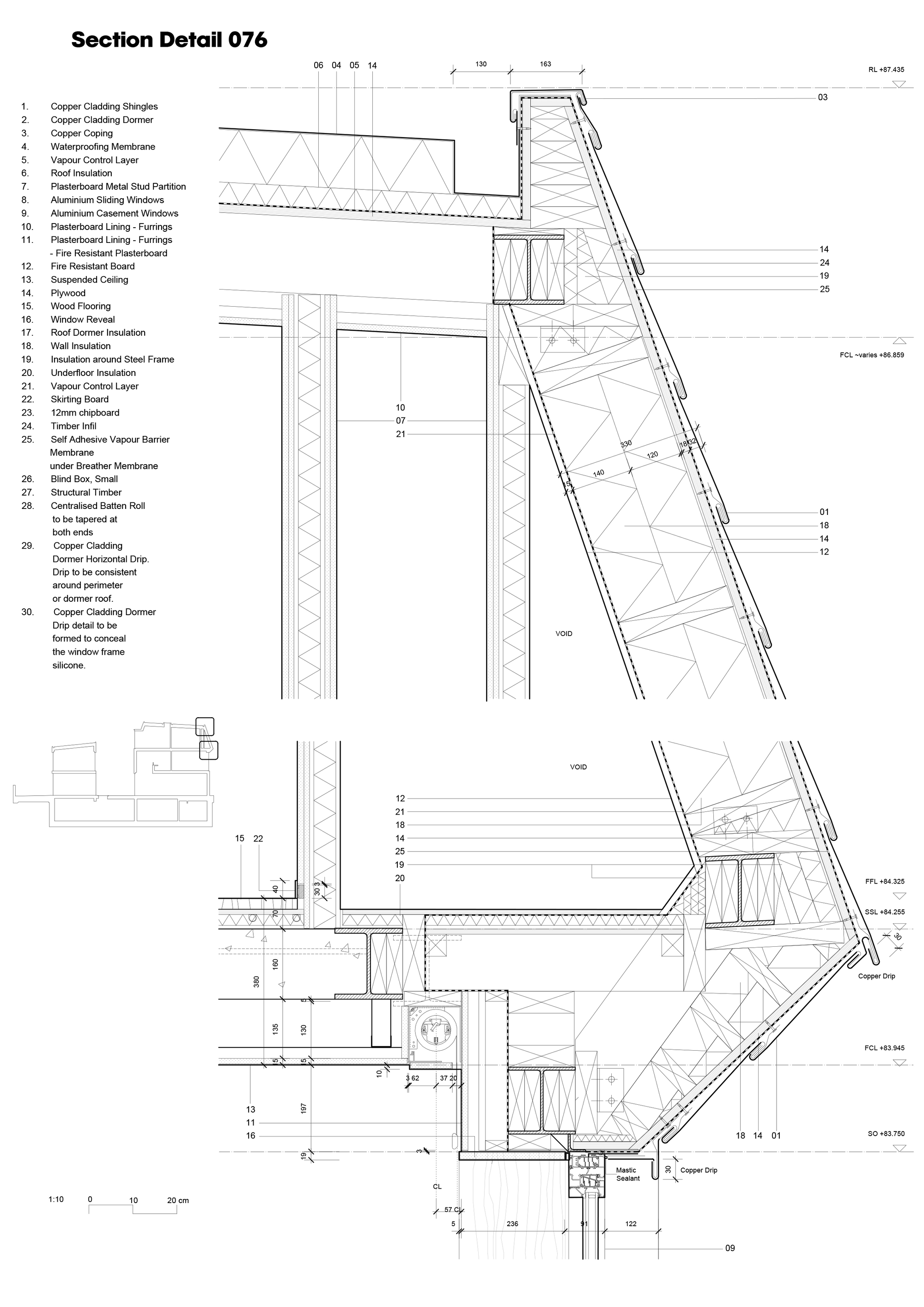 网格房屋丨英国伦敦丨Alison Brooks Architects-68