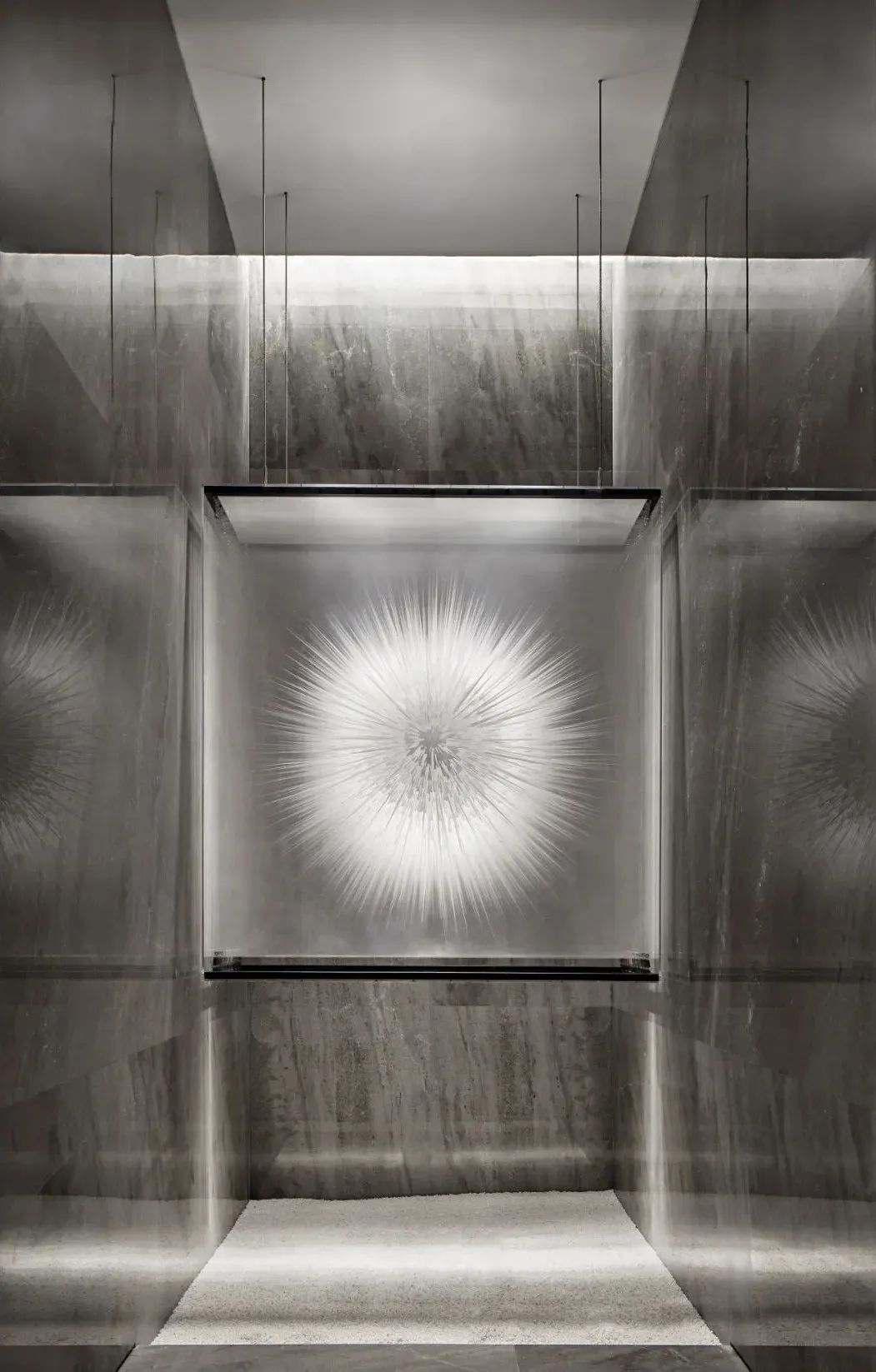 绿城济南诚园生活美学馆 | 现代简约与镜面艺术的完美融合-16