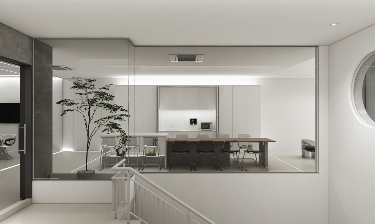 简约风办公空间设计-17