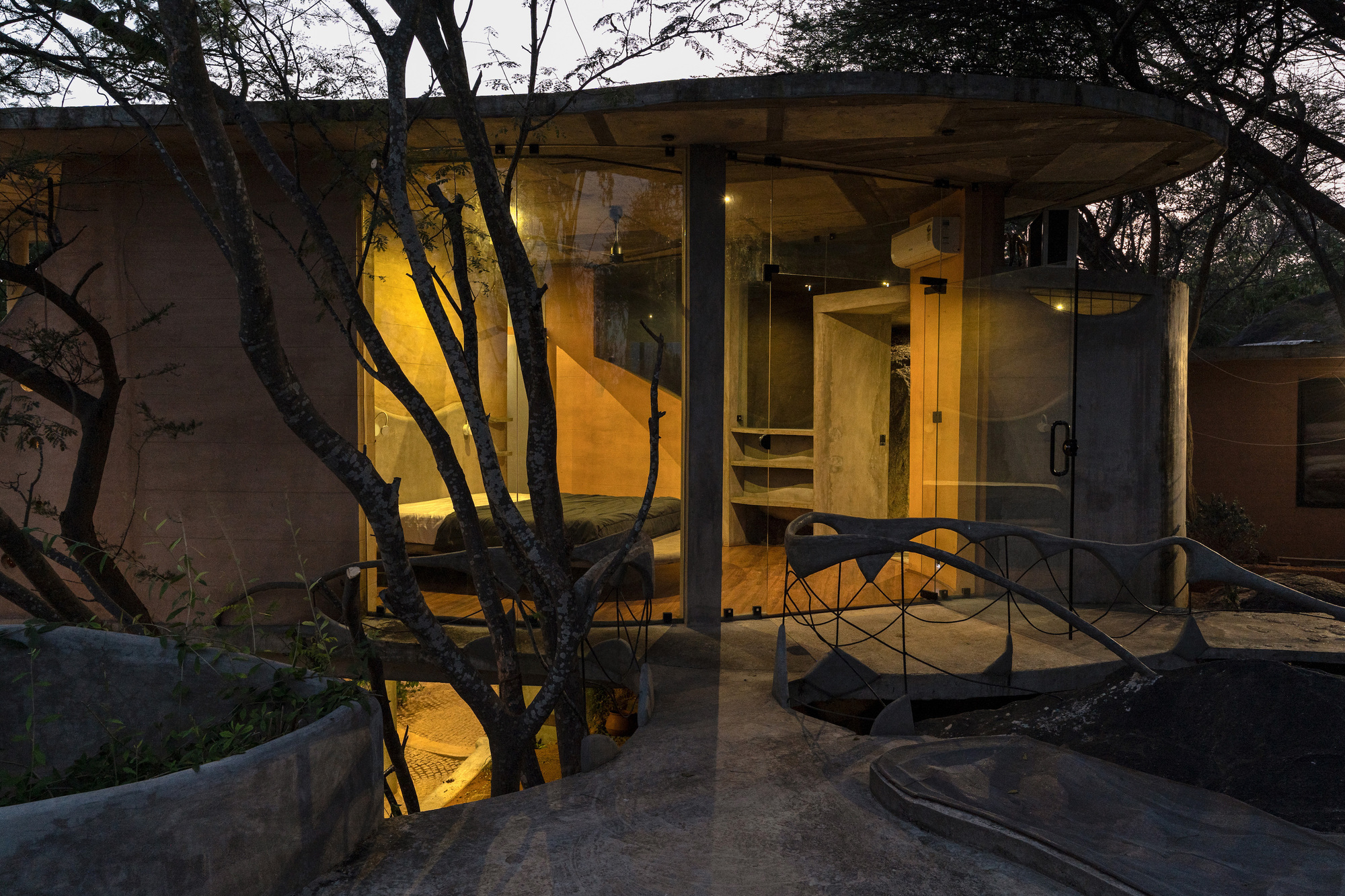 自建别墅丨印度丨Prithvi Architects-46