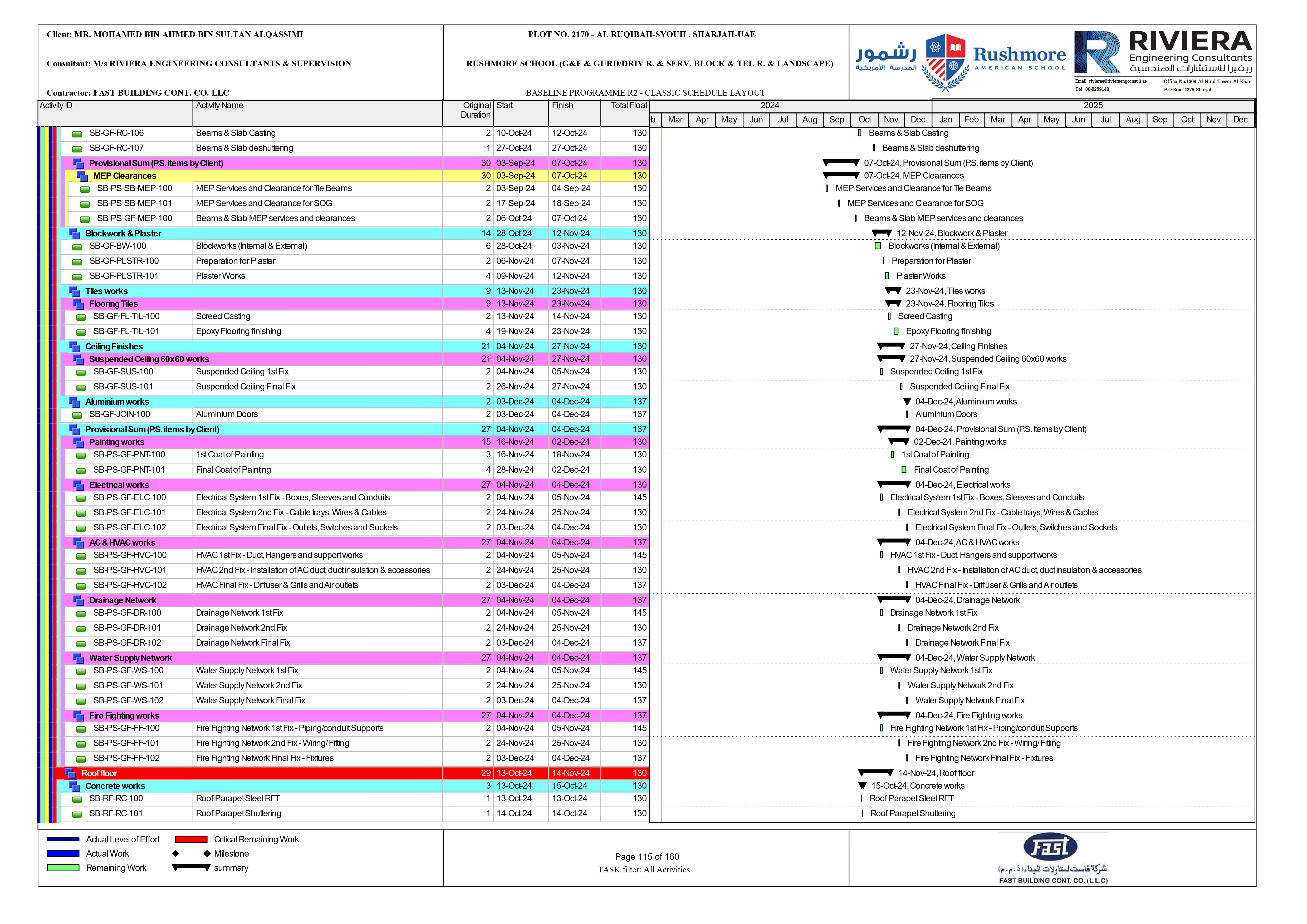 RUSHMORE SCHOOL - BASELINE R2 - CLASSIC SCHEDULE-28