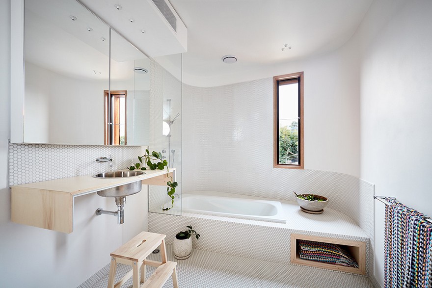 True North House Features a Unconventional Zig-Zag Metal Facade-29