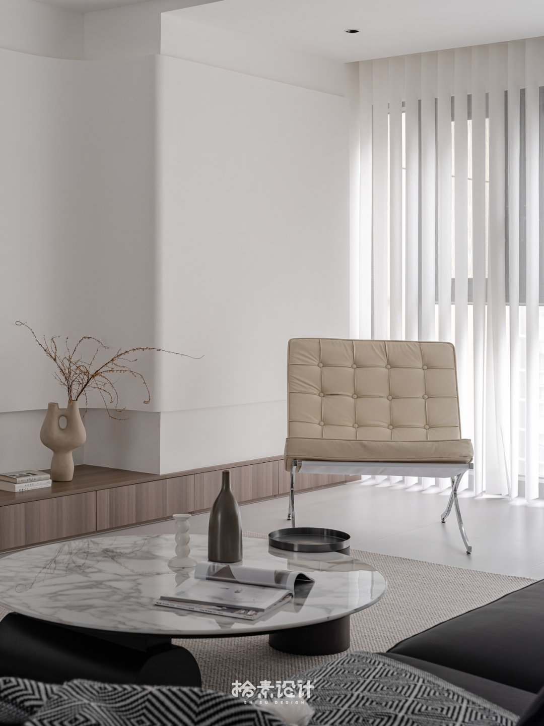 拾素設計 · 143㎡ · 多维度叙事,独居与共居都要舒适欢愉丨拾素设计-33