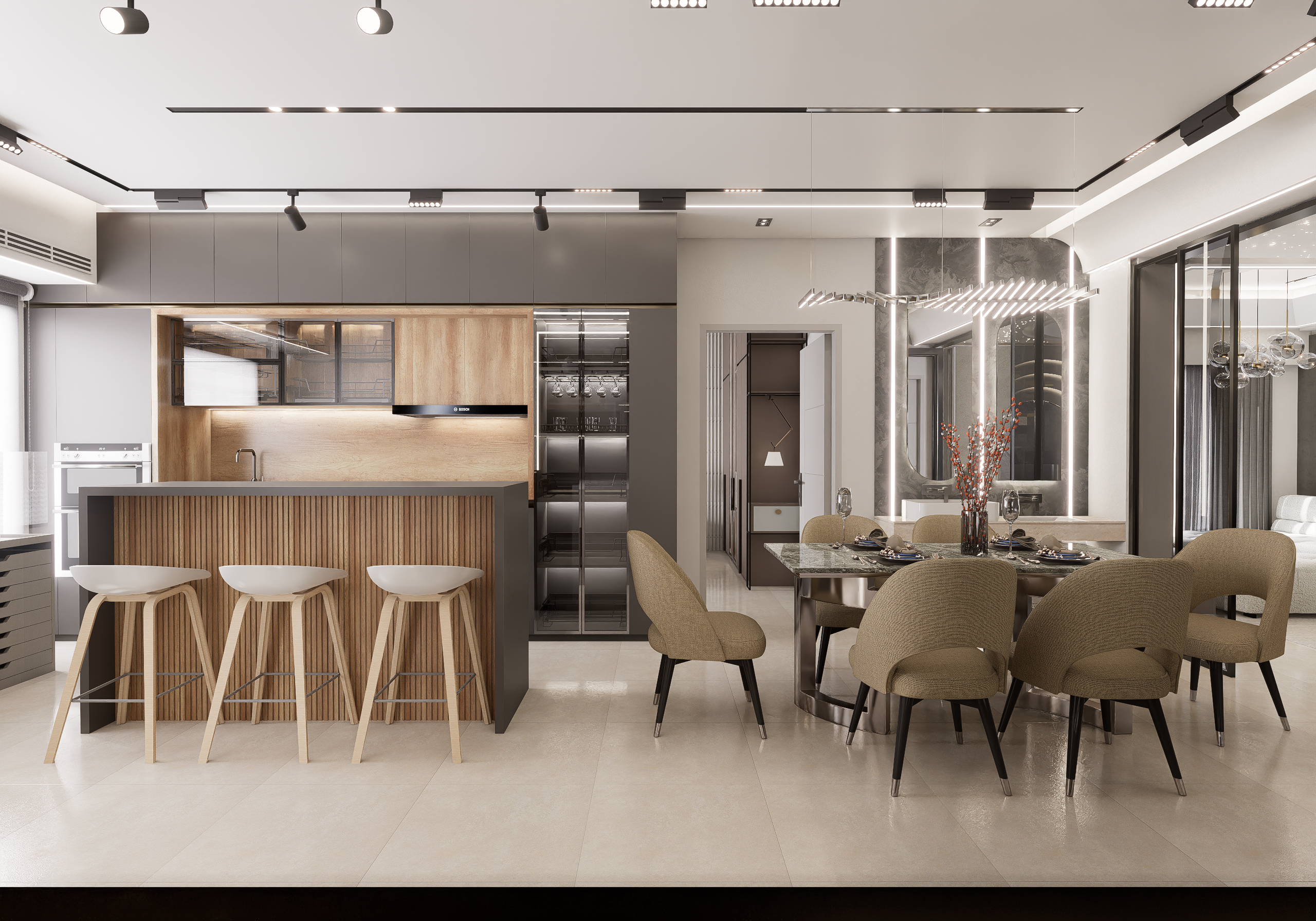 Residential Interior Design Desplay Center-3